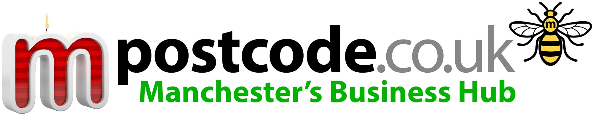 Mpostcode Bee Birthday Logo Rgb